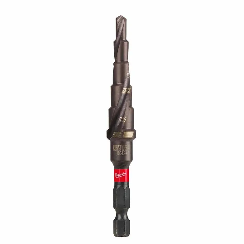 Milwaukee SHOCKWAVE Impact Duty Step Bit #2 3/16 - 1/2"