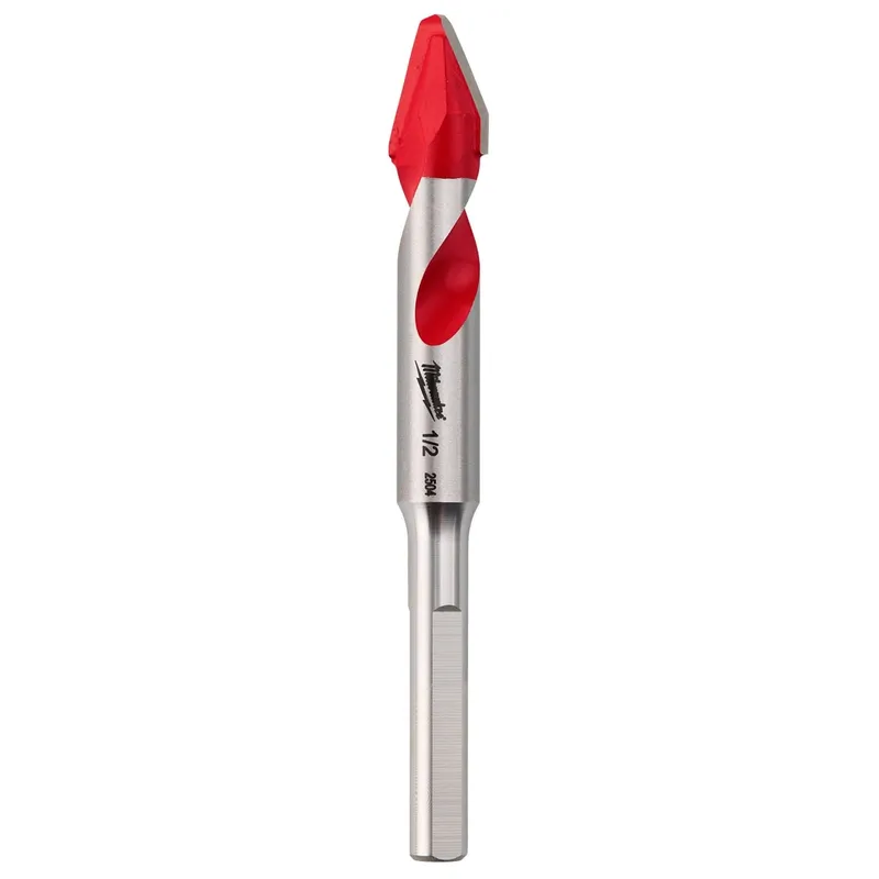 Milwaukee 1/2" Carbide Tipped Hard Tile and Glass Drill Bit