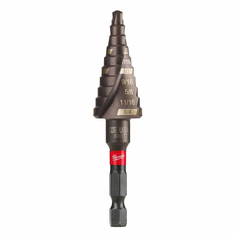 Milwaukee SHOCKWAVE Impact Duty Step Bit #3 3/16 - 3/4"