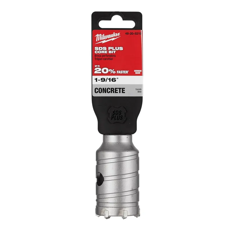 Milwaukee 1-9/16 in. X 2" Carbide SDS-PLUS Masonry Core Bit
