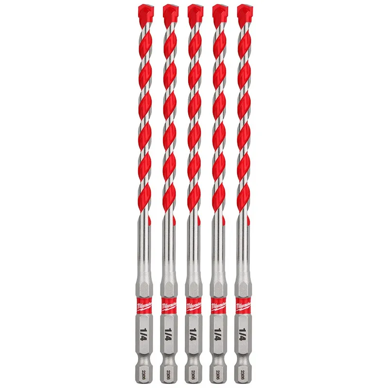Milwaukee 1/4" SHOCKWAVE Carbide Hammer Drill Bit