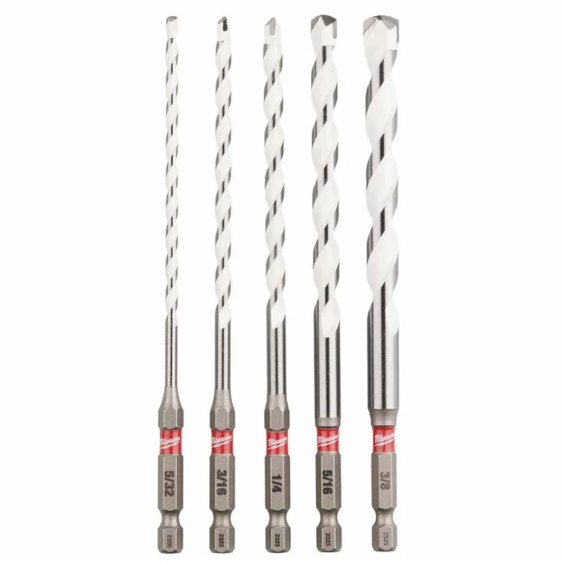 Milwaukee SHOCKWAVE Impact Duty Carbide Multi-Material Drill Bit Set - 5PC