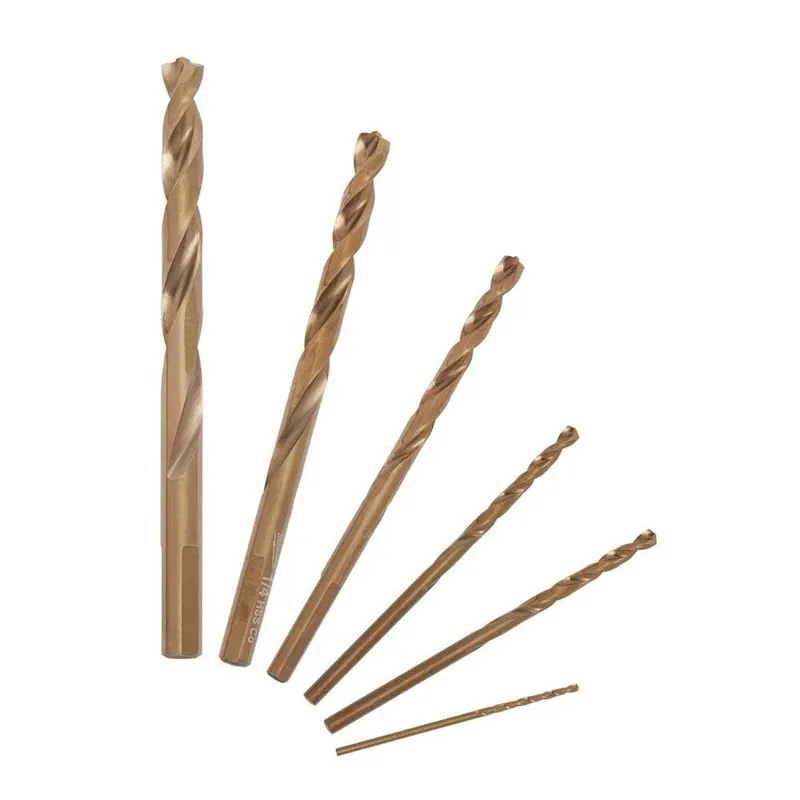 Milwaukee Cobalt Red Helix Drill Bit Set for Drill Drivers (6-Piece)