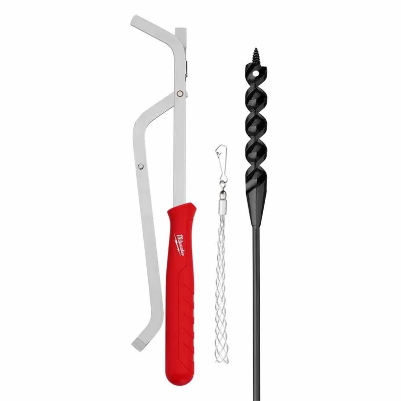 Milwaukee MILWAUKEE 9/16” x 54" Flexible Cable Auger Bit 3PC Set