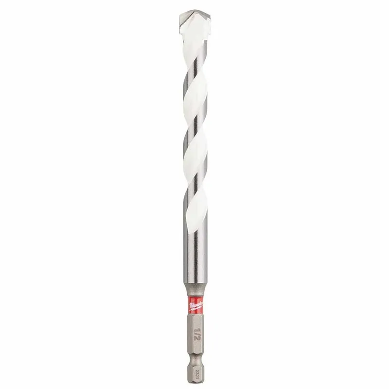 Milwaukee 1/2" x 4" x 6" SHOCKWAVE Impact Duty Carbide Multi-Material Drill Bit