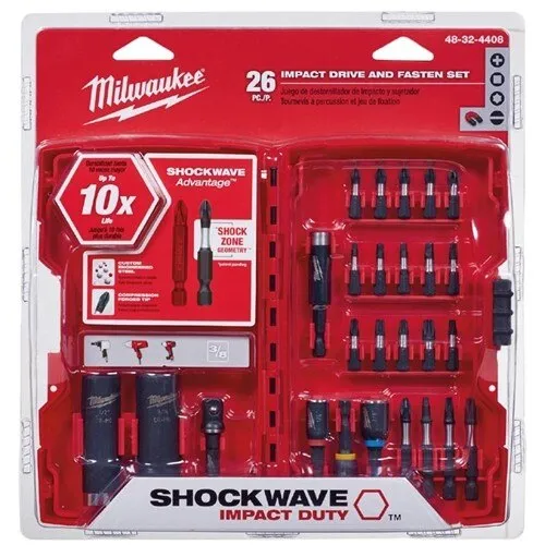 SHOCKWAVE 26 PC DRIVE AND FASTEN SET