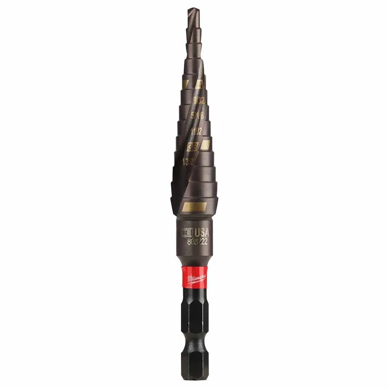 Milwaukee SHOCKWAVE Impact Duty Step Bit #1 1/8 - 1/2"