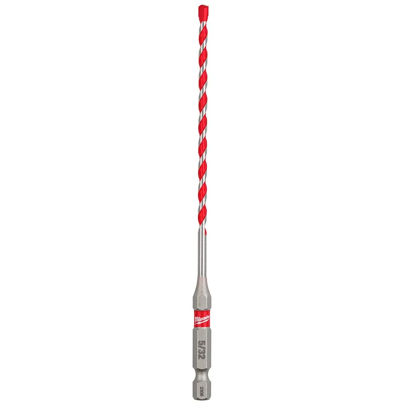 Milwaukee 5/32" x 4" x 6" SHOCKWAVE Carbide Hammer Drill Bit Bulk 25PK
