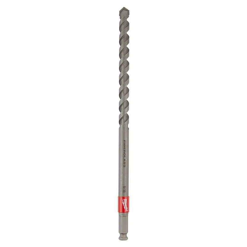 Milwaukee 9/16"x12" Shockwave Impact Duty Lineman's Fiberglass Drill Bit