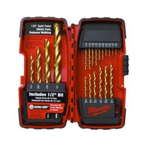 BIT DRILL TITANIUM SET OF 20
