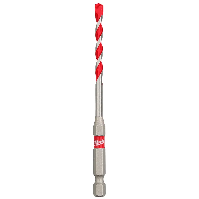 Milwaukee 3/16" x 2" x 4" SHOCKWAVE Carbide Hammer Drill Bit Bulk 25PK