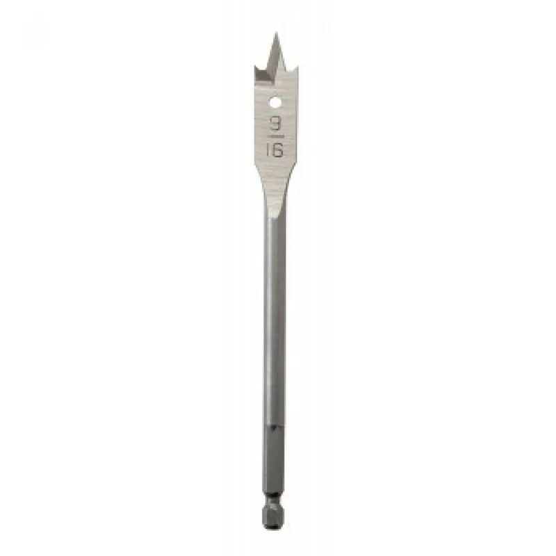 Milwaukee 6" Long Flat Boring Bit w 9/16" Diameter