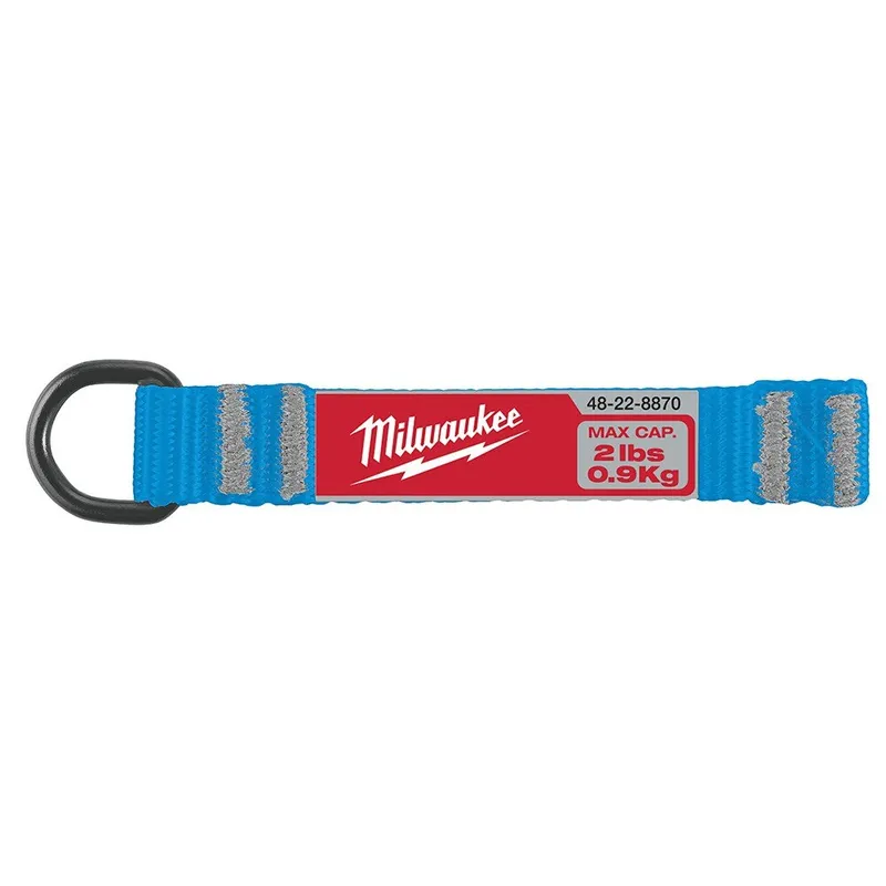 Milwaukee 5 Piece 2lb Nylon Web Metal D-Ring Web Attachment Set
