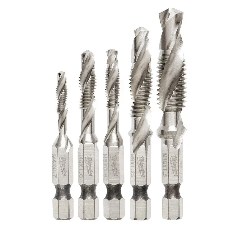 Milwaukee Shockwave 5-Piece Metric Impact Drill Tap Set
