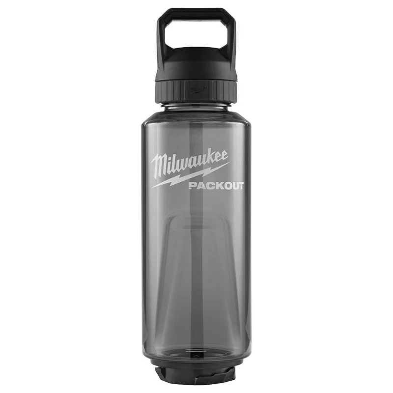 Milwaukee PACKOUT 48oz Bottle with Chug Lid - Black