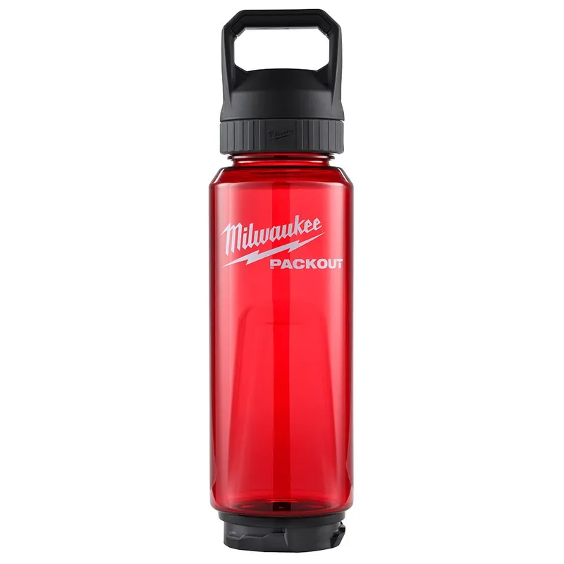 Milwaukee PACKOUT 34oz Bottle with Chug Lid - Red