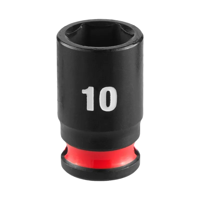 Milwaukee SHOCKWAVE Impact Duty 10 mm Standard 6-Point Impact Socket 1/4" Drive