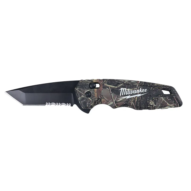 Milwaukee FASTBACK Camo Spring Assisted Folding Knife