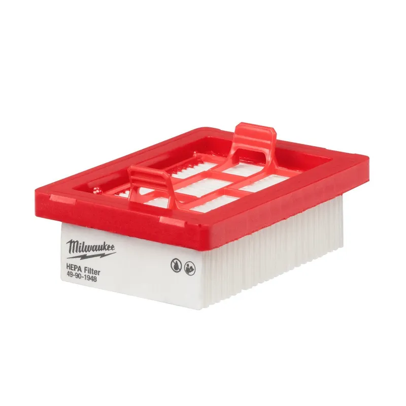 Milwaukee HEPA Filter for M18 Brushless Handheld Vacuum, captures 0.3 micron particles