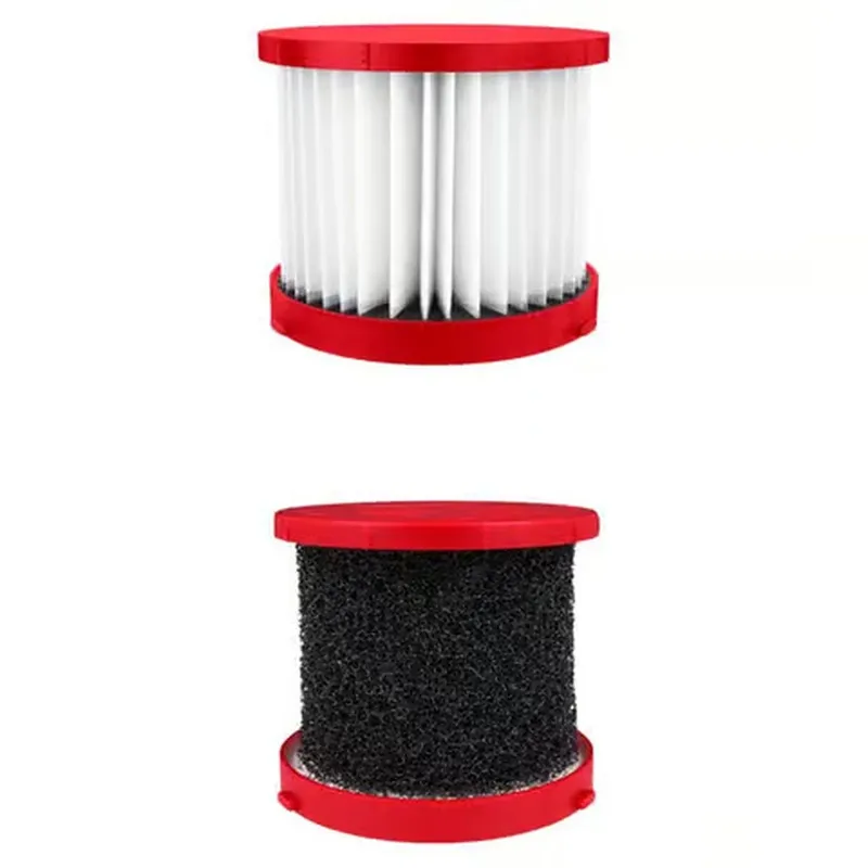 Milwaukee M18 M12 HEPA Wet Dry Vacuum Filter Kit 5.2" x 5.2" x 4.6" (2 Pack)