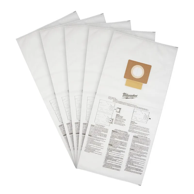 Milwaukee Fleece Dust Bags (5PK) - 12 Gallon