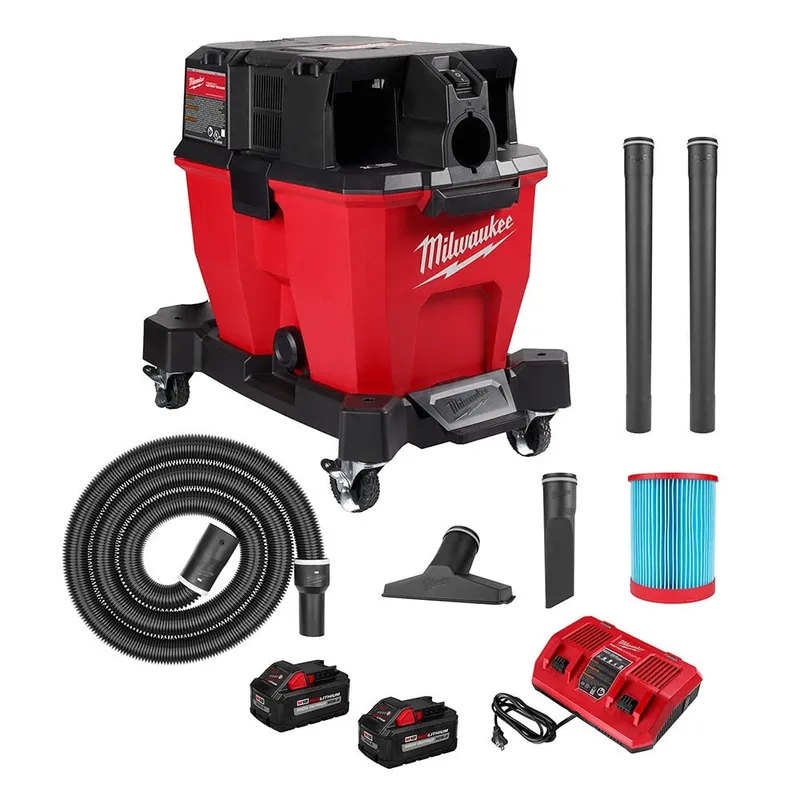 Milwaukee M18 FUEL 9-Gallon Dual-Battery Wet/Dry Vacuum Kit