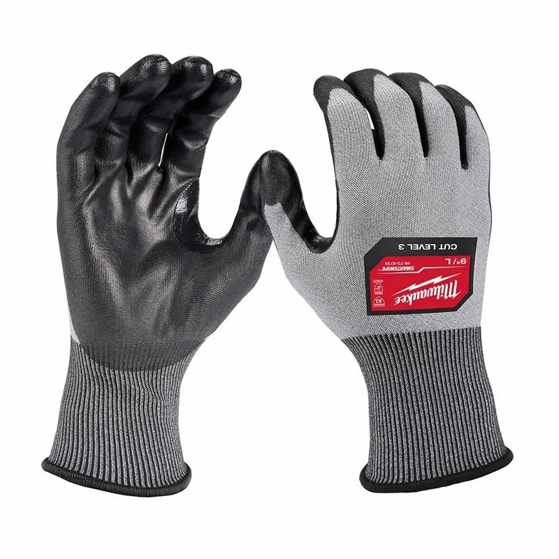 Milwaukee High Dexterity A3 Polyurethane Dipped Gloves - Large