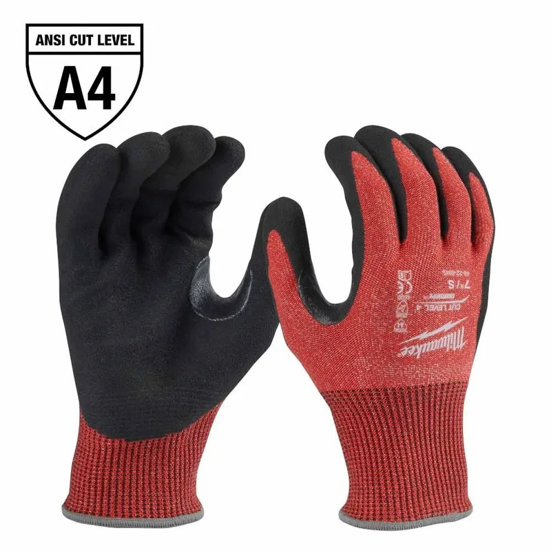 Milwaukee CUT 4 NITRILE GLOVE 12PK - S