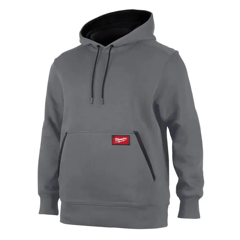 Milwaukee Midweight Pullover Hoodie Gray XL