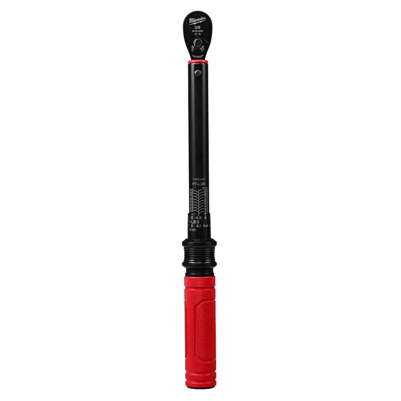 Milwaukee 3/8 in. Drive Click Torque Wrench 20-100 ft-lbf ±3% Accuracy