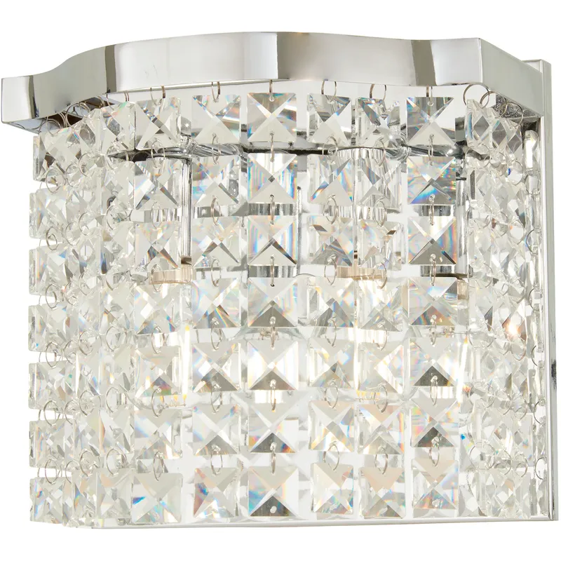 Concentus 2 Light 8.5 inch Chrome Bath Light Wall Light