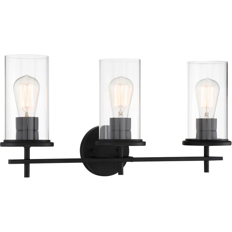 Haisley 3 Light 23 inch Coal Bath Light Wall Light