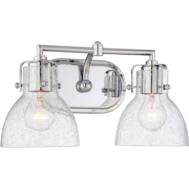 ML 2 Light 16 inch Chrome Bath Light Wall Light