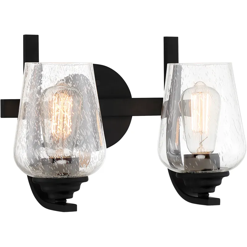 Shyloh 2 Light 14 inch Coal Bath Light Wall Light