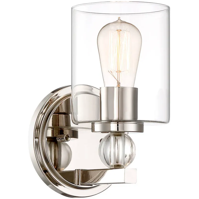 Studio 5 1 Light 14 inch Polished Nickel Bath Light Wall Light