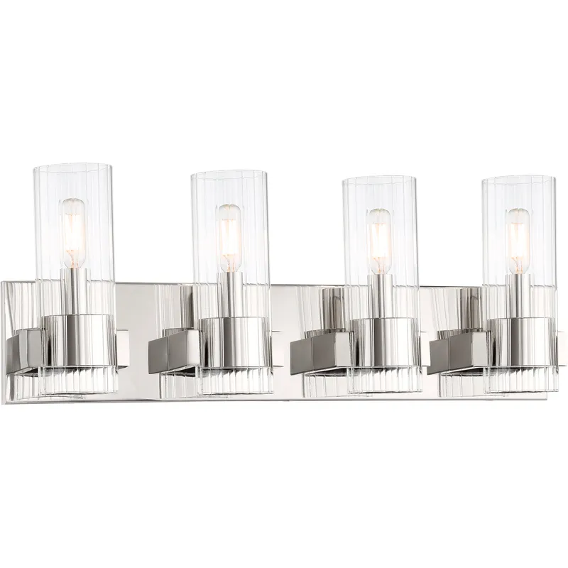Vernon Place 4 Light 25 inch Chrome Bath Light Wall Light