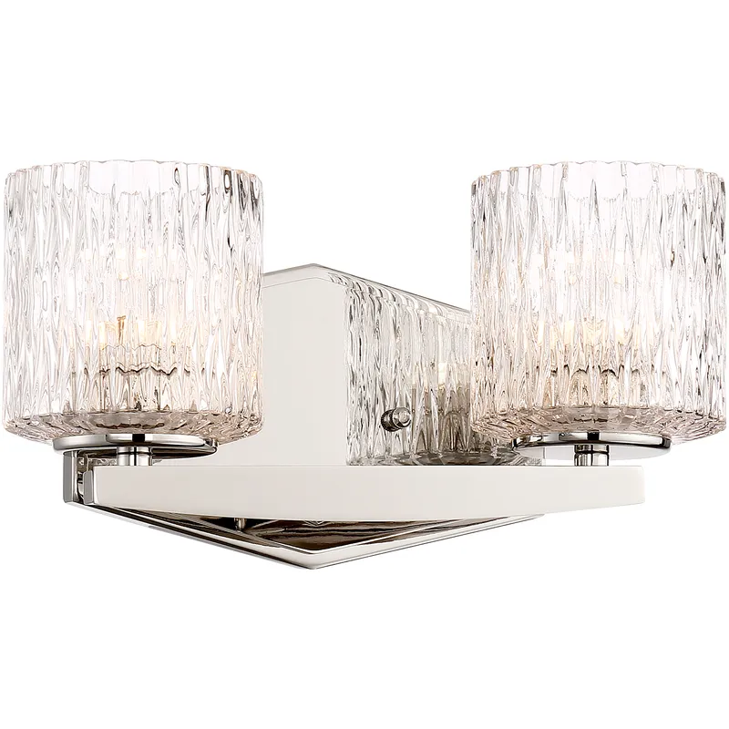 Maginot LED 11.5 inch Polished Nickel Bath Light Wall Light