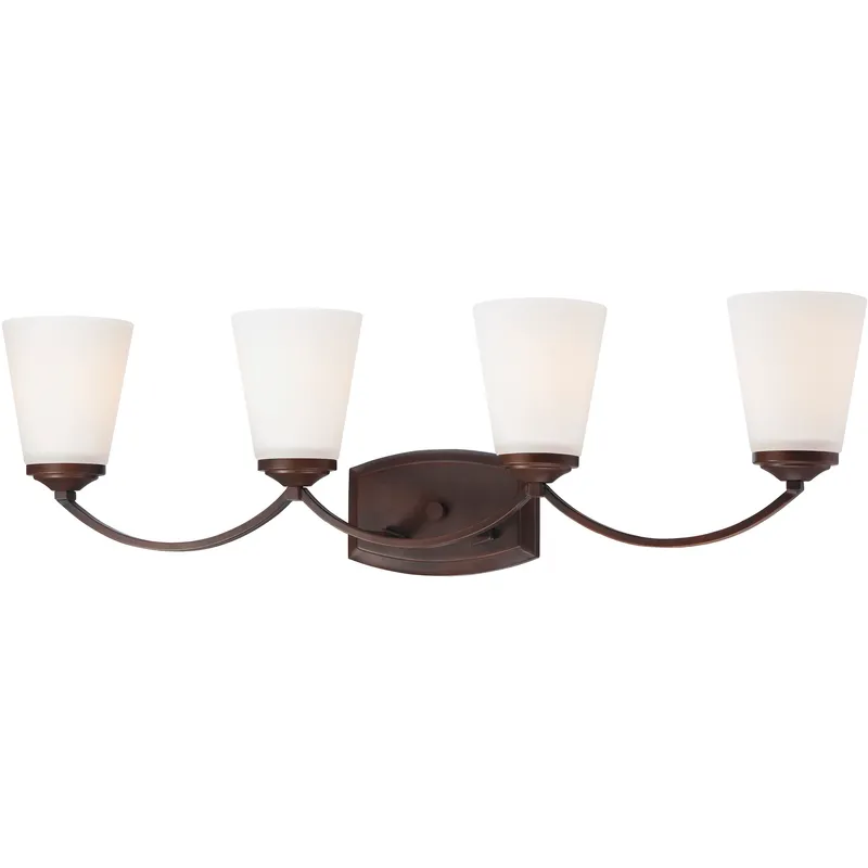 Overland Park 4 Light 31 inch Vintage Bronze Bath Light Wall Light