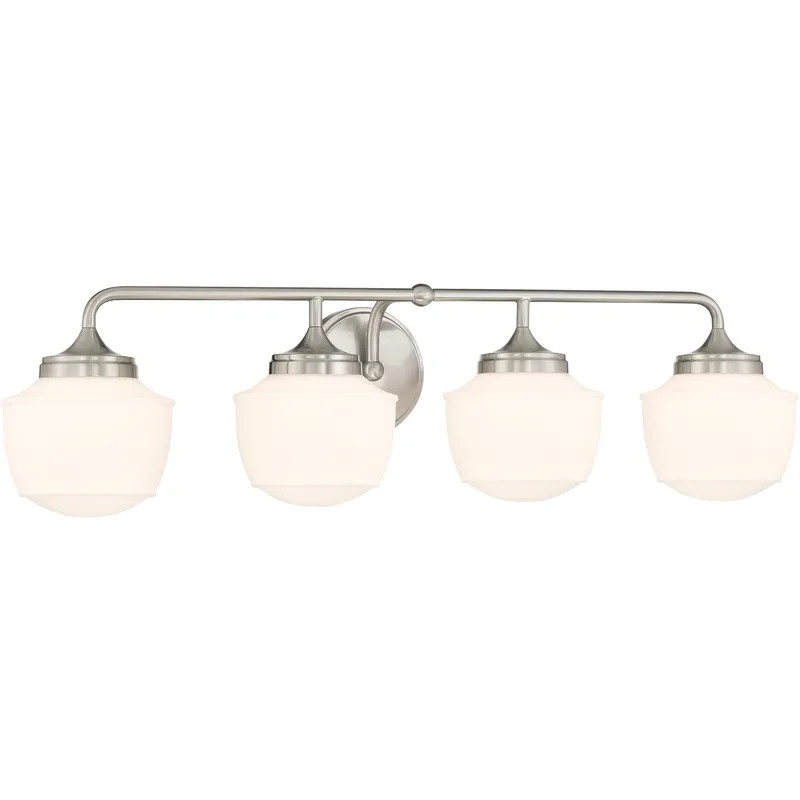 Cornwell 4 Light 32 inch Brushed Nickel Bath Vanity Wall Light