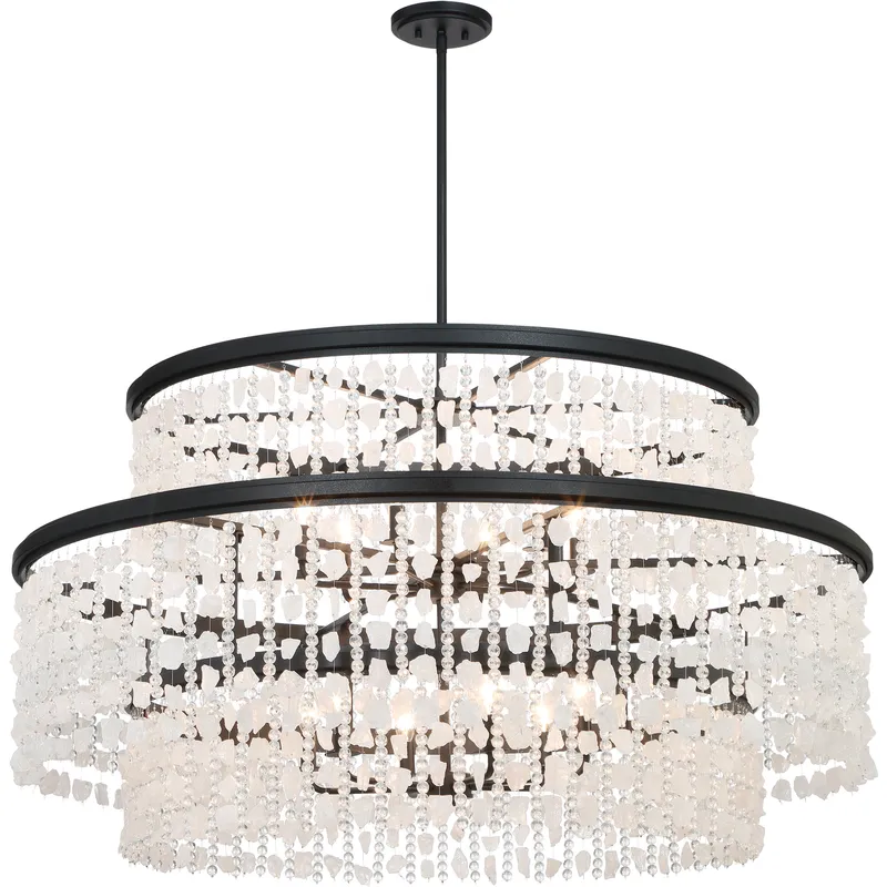 Shimmering Elegance 12 Light Chandelier Ceiling Light