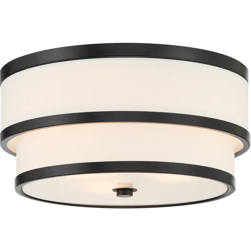 Cascade 3 Light Coal Flush Mount Ceiling Light