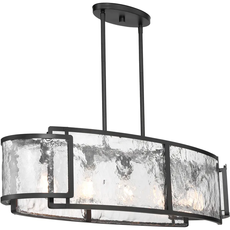 Bella Collina 5 Light 48 inch Coal Island Light Ceiling Light