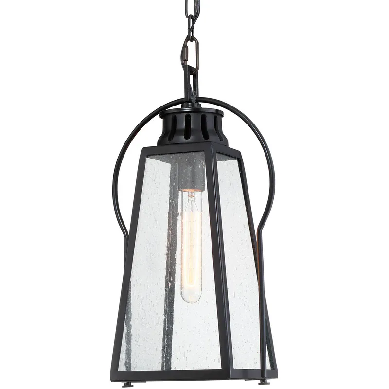 Halder Bridge 1 Light 10 inch Coal Outdoor Chain Hung Lantern, The Great Outdoors