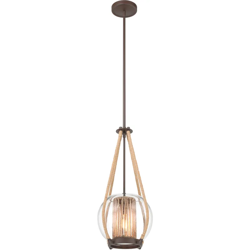 Stutterhein 1 Light 11 inch Sand Bronze Pendant Ceiling Light