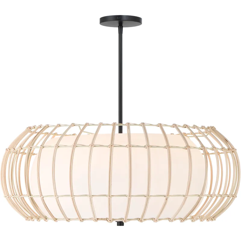 Watermill 4 Light 28 inch Coal Pendant Ceiling Light