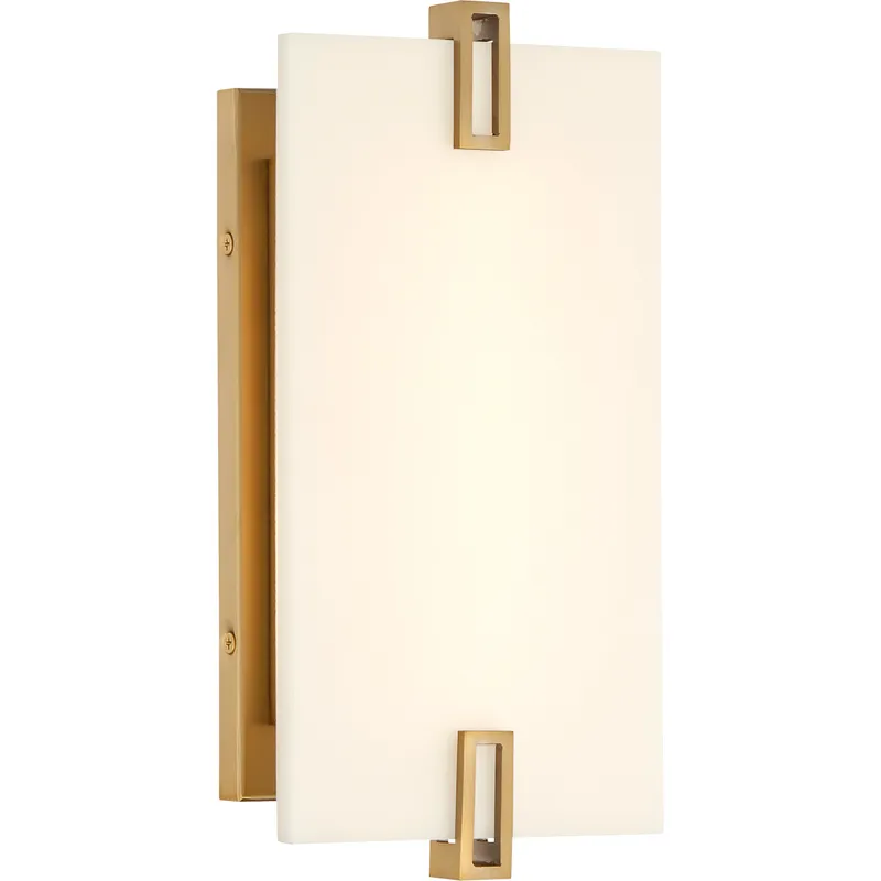 Aizen LED 6 inch Soft Brass Wall Sconce Wall Light