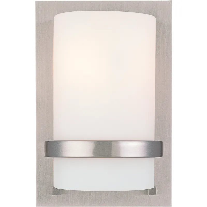 Fieldale Lodge 1 Light 7 inch Brushed Nickel ADA Wall Sconce Wall Light