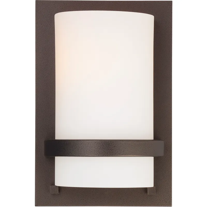 Fieldale Lodge 1 Light 7 inch Smoked Iron ADA Wall Sconce Wall Light