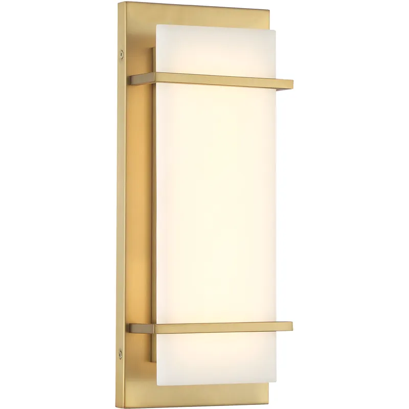 Tarnos LED 6.5 inch Soft Brass Wall Sconce Wall Light