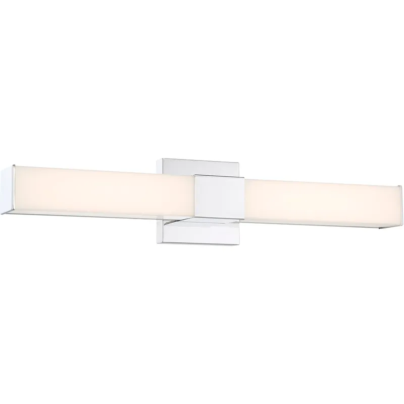 Vantage LED Chrome Wall Sconce Wall Light, Square